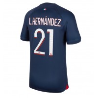 Paris Saint-Germain Lucas Hernandez #21 Hemmatröja 2023-24 Korta ärmar